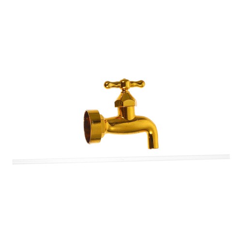Decorative water tap spilling - water,