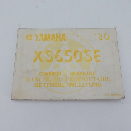 Manuale originale yamaha - manuale, xs