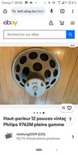 Haut parleur vintage  Philips