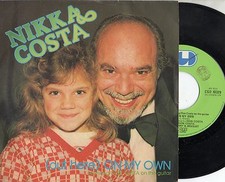 NIKKA COSTA disco 45 giri MADE in ITALY On my own 1981 STAMPA ITALIANA