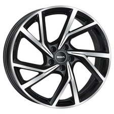 CERCHIO IN LEGA MAK KASSEL PER VOLKSWAGEN TIGUAN R-LINE 8.5X19 5X112 BLACK MIRR