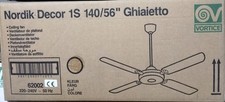 VENTILATORE DA SOFFITTO VORTICE DA 140/56 COLORE NERO GHIAIETTO 62002