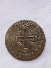 SOLDO 1736 RARA . MISTURA. CARLO EMANUELE III°.    N.82