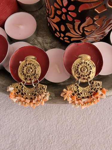 Orecchini vintage clip oro - orecchini,