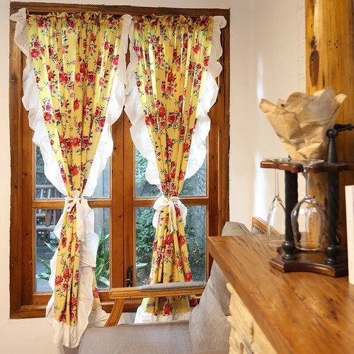 Tenda corta vintage stampa