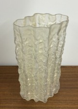 Vaso in vetro testurizzato