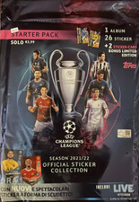 Starter pack Topps stickers CHAMPIONS LEAGUE 2021/22