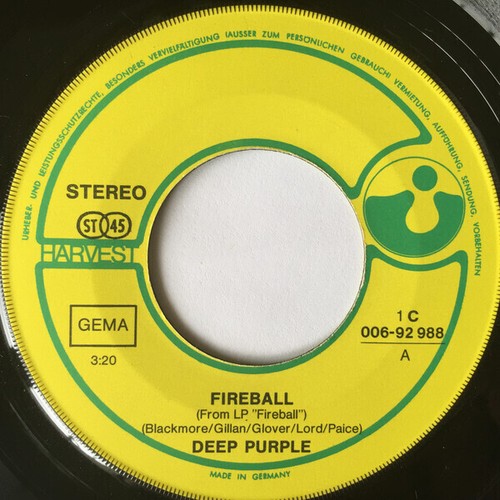 Deep purple fireball vinile - deep,