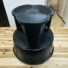 Cramer Kik Step Sgabello Nero Lavoro Officina Magazzino Libreria Movimentazione Materiale