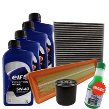 Kit Tagliando Renault Clio IV 1.2 16V Dacia Logan Sandero Filtri 4 Olio 5w40