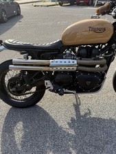 Exhaust Triumph Scrambler 900 Mod McQueen Excellent Condition 