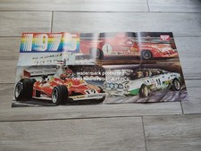 VINTAGE POSTER 1975 AUTO CORSE ALFA ROMEO RALLY MANNUCCI F1 NIKI LAUDA