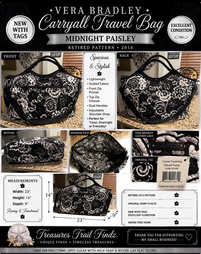 Vera bradley borsa viaggio - borsa,