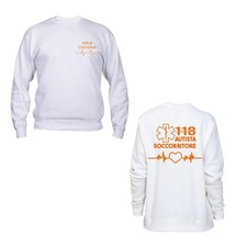 Felpa Uomo & Bambino Girocollo - Autista SOCCORR- Divertente Humor Made in Italy