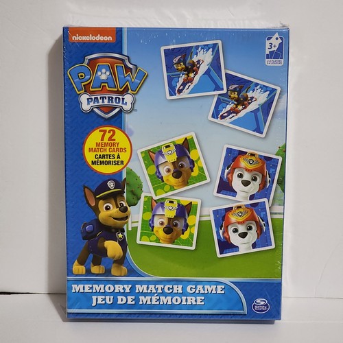 Paw patrol memory match - paw, game