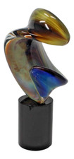 Murano Glass Ribbon Sculpture