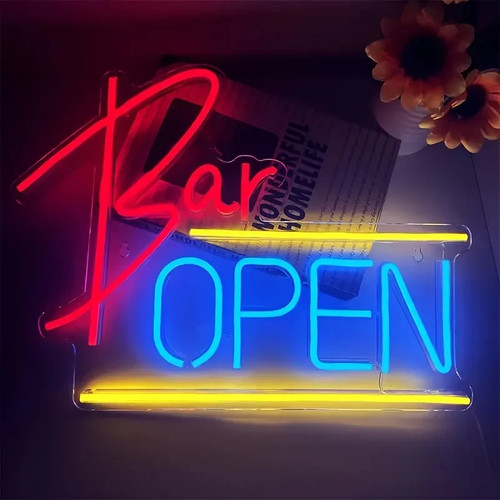 Insegne neon open bar per - insegne,