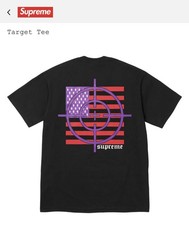 T-shirt Supreme Target nera