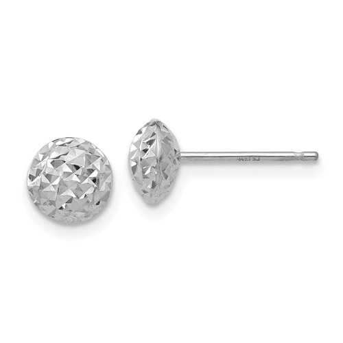 Orecchini oro bianco kt - bianco,