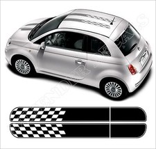 Fiat 500 Stripes Abarth Racing