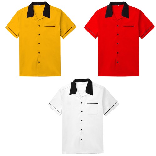 Camicia bowling retrò - da, uomo