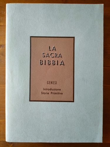 Sacra bibbia genesi - la,