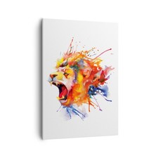Quadro su Tela 50x70cm Leone