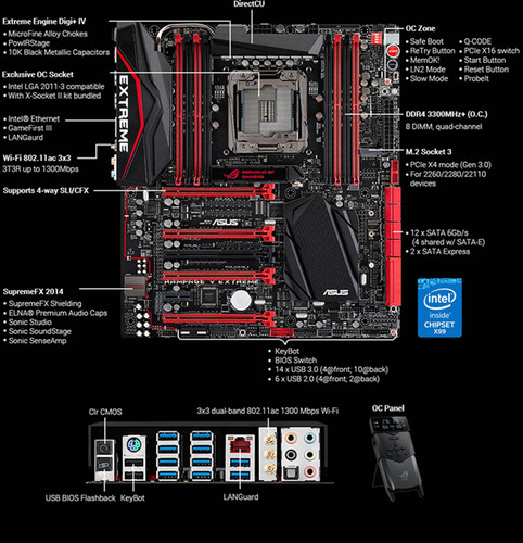 Asus rog rampage - rampage, extreme