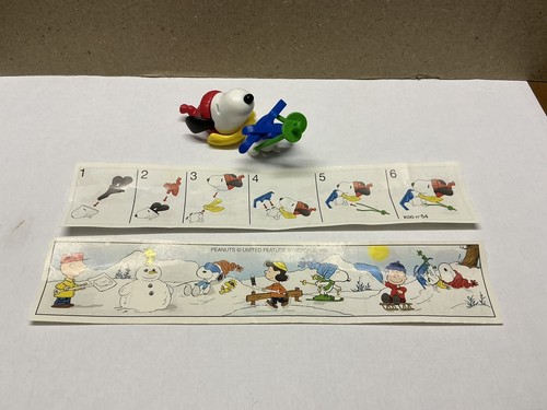 Snoopy con sci blu - snoopy,