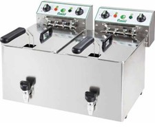 Friggitrice elettrica 2 vasche