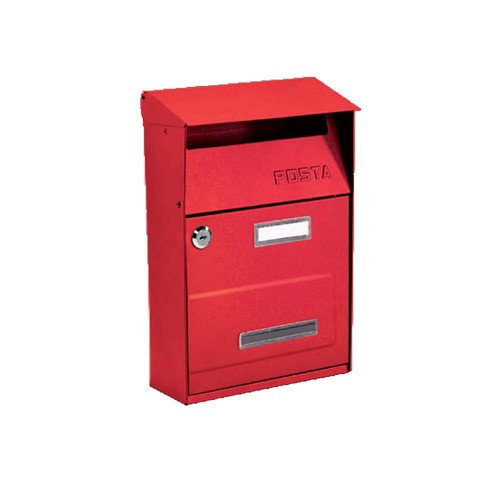 Cassetta postale mimosa rossa - postale,