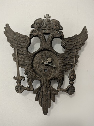 Orologio antico stemma - orologio,