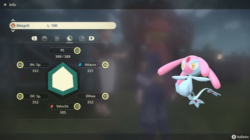 Mesprit 6iv fully trained - 6iv, +