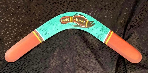 Boomerang aborigeno legno - boomerang, in