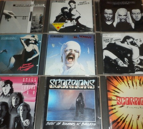 Scorpions verschiedene s - scorpions, cd's