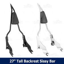 27" Tall Backrest Sissy Bar