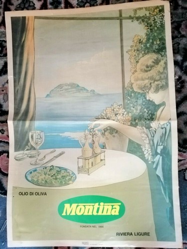 Manifesto pubblicitario olio - pubblicitario,