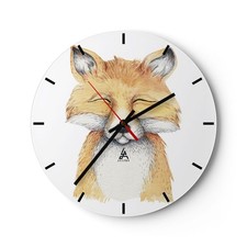 Orologio parete vetro - orologio, in