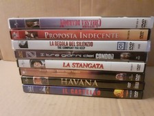 LOTTO 8 DVD ROBERT REDFORD-L'UOMO CHE SUSSURRAVA/HAVANA/LA STANGATA/IL CASTELLO