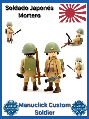 Playmobil custom ww2 soldado - custom,