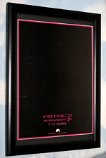 PRINCE Framed A4 1986 ` alphabet street ` SINGLE original promo ART poster