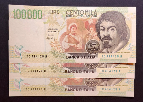 Falso epoca 100000 lire - falso, d'epoca
