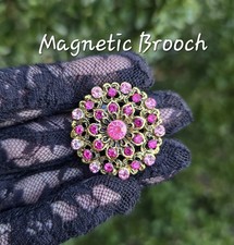 Spilla magnetica cristalli - spilla,