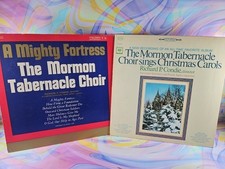 Lotto di 2 dischi del coro del tabernacolo mormone: una potente fortezza,...