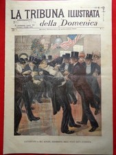 La Tribuna Illustrata 15 Settembre 1901 Assassinio William McKinley Tarjala Koch
