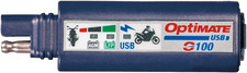 Optimate USB O-100, Caricabatterie USB 2400 Ma Con Display Batteria a 3 LED, Con