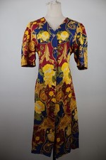 MARINA RINALDI VESTITO ABITO CON BOTTONI DONNA TG 21 WOMAN CASUAL VINTAGE DRESS