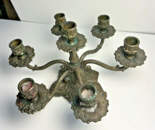 Candelabro vittoriano bronzo