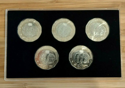 Lotto monete messico - di, 5