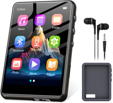 Lettore MP3 128GB Bluetooth 5.3,  2,4” Full Touchscreen Lettore MP3 Sportivo Por